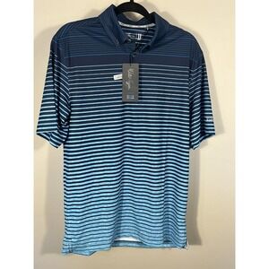 NWT $65 Walter Hagen Performance 11 Pique Blue Polo Size Small UPF 50+ Sun (A)